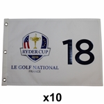 Ten 2018 Ryder Cup at Le Golf National White Screen Flags (10)