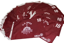 Fifty 2013 US Open at Merion Golf Club Red Screen Flags (50)