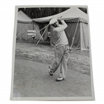 1936 Roger Peacock at National US Amateur Golf Garden City NY Press Photo - 7" x 9"