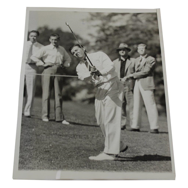 1936 Sam Parks in US Open Golf Tournament Press Photo - 7" x 9"