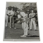 1936 Sam Parks in US Open Golf Tournament Press Photo - 7" x 9"