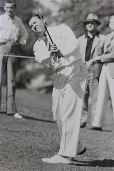 1936 Sam Parks in US Open Golf Tournament Press Photo - 7 x 9