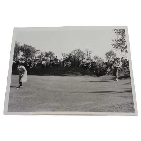 1938 Patty Berg and Estelle Lawson Page US Amateur Golf Westmoreland Press Photo - 7" x 9"