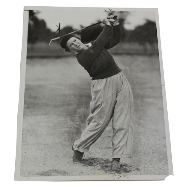 1938 Patty Derg Womens US Amateur Golf Championship Westmoreland Press Photo - 6" x 8"