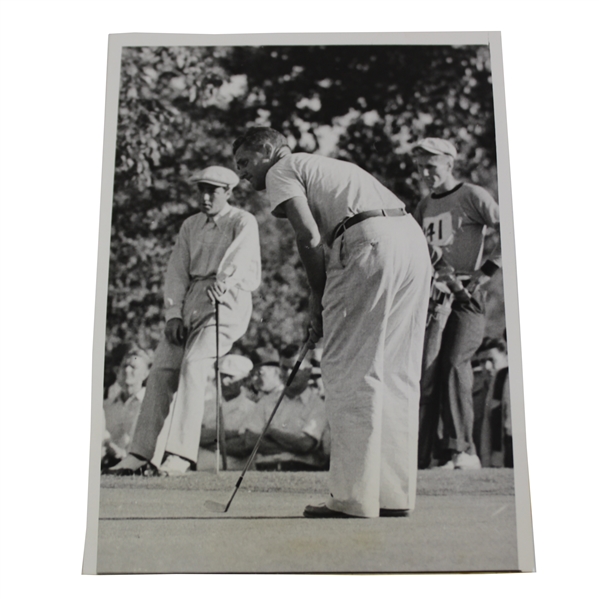 1939 George Dawson and Willie Turnsea at US Amateur Golf North Shore Country Club Press Photo - 6" x 8" 