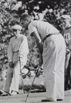 1939 George Dawson and Willie Turnsea at US Amateur Golf North Shore Country Club Press Photo - 6 x 8 