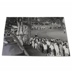 1963 Arnold Palmer Putting on 18th Green at US Open Press Photo - 8" x 10"