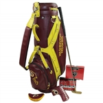 NFL Washington Redskins Golf Bag, Two Putter Covers, NFL Putter, & NFL Shield Logo Golf Balls