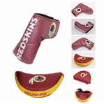 NFL Washington Redskins Golf Bag, Two Putter Covers, NFL Putter, & NFL Shield Logo Golf Balls