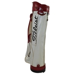 Vintage Red/White Titleist Golf Bag