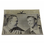 1966 Billy Casper and Arnold Palmer as they are tied at the US Open Press Photo - 8" x 10"