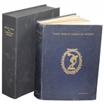 Walter Hagens Personal Whos Who In American Sports Book in Slipcase