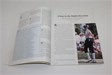 Payne Stewart Signed Golf Journal with 1999 US Open Full Ticket Set, Ydg Guide, & Scorecard JSA ALOA 