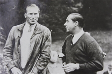 Walter Hagen's Personal 1929 Wire Photo of Him with Archie Compston