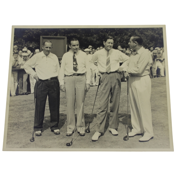 Walter Hagens Personal Photo with Byron Nelson & others
