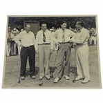 Walter Hagens Personal Photo with Byron Nelson & others