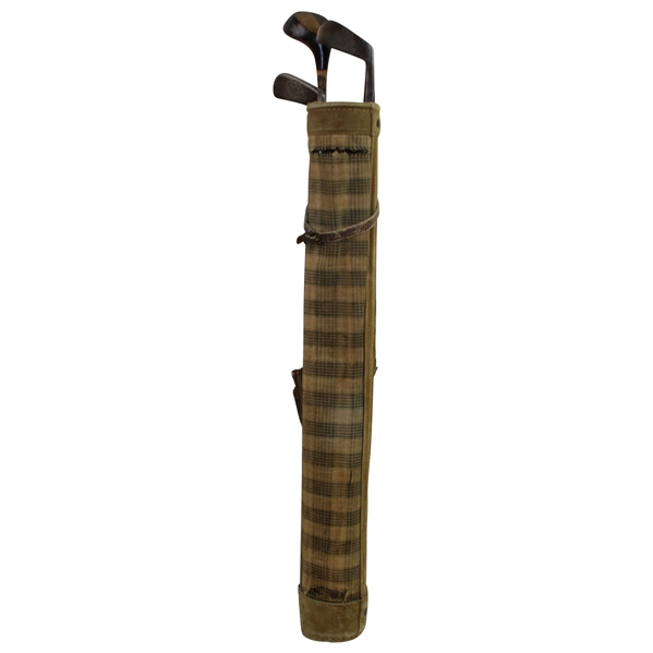 Schmelzers Sporting Goods Triumph Childs Putter, Iron, & Driver in Plaid Golf Bag