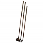 Schmelzer's Sporting Goods Triumph Child's Putter, Iron, & Driver in Plaid Golf Bag
