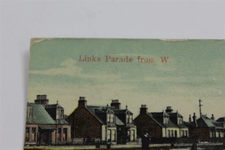 Seldom Seen Vintage Postcard from Carnoustie - Links Parade from W - Milton Glazette Series