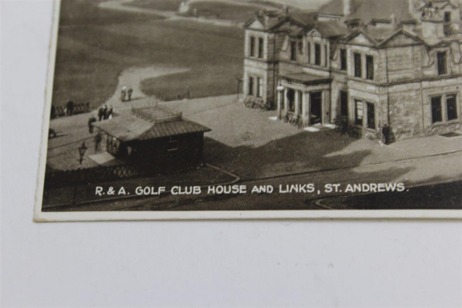 Vintage R&A Golf Club House & Links, St. Andrews Fletcher & Son Postcard