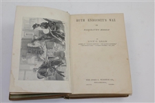 1895 'Ruth Endicott's Way (or Hargraves Mission)' Book by Lucy C. Lillie