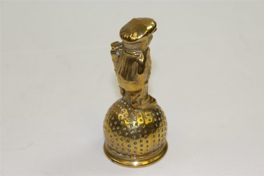 Vintage Dunlop Man Brass Bell - Missing Bell