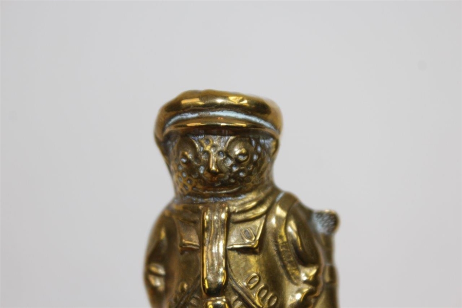 Vintage Dunlop Man Brass Bell - Missing Bell