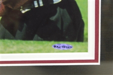 Tiger Woods Signed Ltd Ed #323/500 Framed Photo Sand Trap UDA BAJ #10325