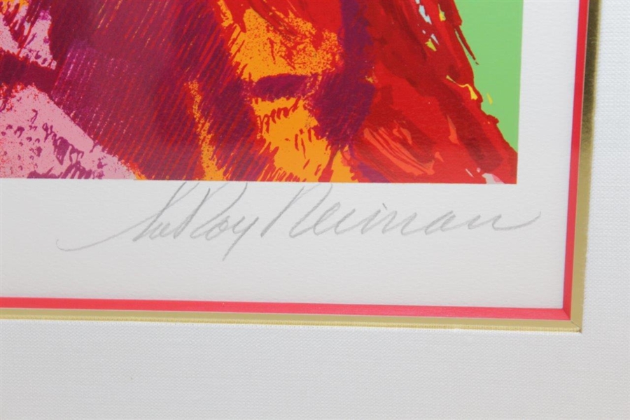 Arnold Palmer Signed Ltd Ed Serigraph #2/125 Printer's Proof Also Signed by Artist LeRoy Neiman JSA ALOA