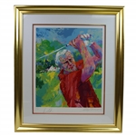 Arnold Palmer Signed Ltd Ed Serigraph #2/125 Printers Proof Also Signed by Artist LeRoy Neiman JSA ALOA