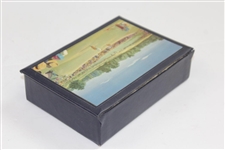 Bobby Jones Winning Putt at Winged Foot in 1929 Display Box with Golf Balls - Excellent Condition