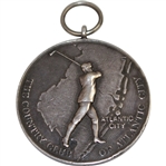 1914 The Country Club of Atlantic City Sterling Silver 1st Prize Handicap Medal