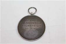 1914 The Country Club of Atlantic City Sterling Silver 1st Prize Handicap Medal