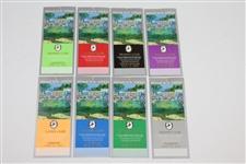 2002 US Open at Bethpage Black Full Ticket Set with Official Scorecard - Tiger Win!