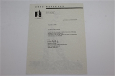Bobby Jones' Personal High-Speed A.G. Spalding & Bros Photo - Richard Gordin Letter