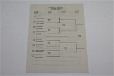 1949 PGA Championship at Hermitage CC Ticket #29533 with Draw Sheet