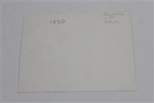 Bobby Jones' Personal 1930 at East Lake with Richard Gordin Letter
