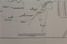 1880's Carnoustie Golf Links Map as Designed by Allan Robertson with Early Park, Old Tom, & Braid Revisions