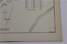 1880's Carnoustie Golf Links Map as Designed by Allan Robertson with Early Park, Old Tom, & Braid Revisions