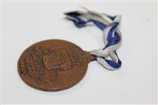Caesarea Golf and Country Club Israel Bronze Medal with Ribbon - Possible Founder's Day
