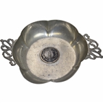 1936 Cohasset Golf Club Open Mixed Foursome 2nd Net Pewter Two-Handled Bowl