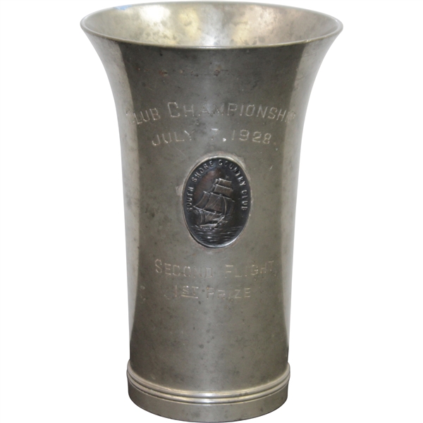 1928 South Shore Country Club Second Flight First Price Flared Cup - July 7, 1928