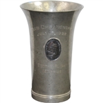 1928 South Shore Country Club Second Flight First Price Flared Cup - July 7, 1928