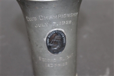 1928 South Shore Country Club Second Flight First Price Flared Cup - July 7, 1928