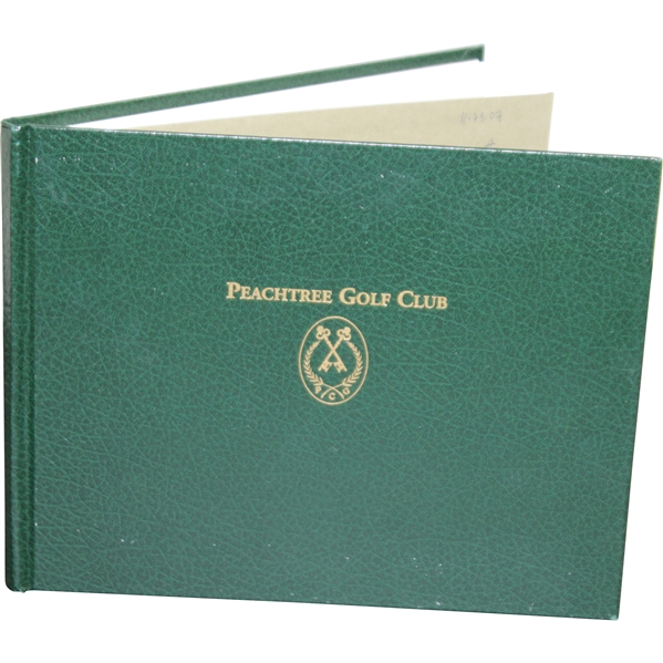 Peachtree Golf Club 1st Edition Member Club History Book Inscribed by Manager Mead Grady