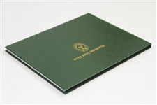 Peachtree Golf Club 1st Edition Member Club History Book Inscribed by Manager Mead Grady