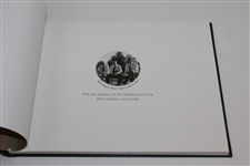 Peachtree Golf Club 1st Edition Member Club History Book Inscribed by Manager Mead Grady