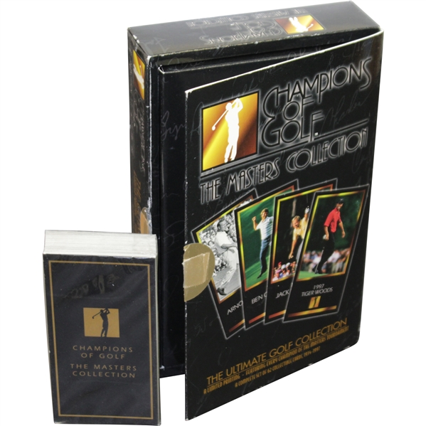 Champions of Golf Masters Collection Golf Cards 1934-1997 in Original Box - Cards Still Sealed