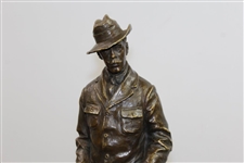 A.W. Tillinghast Bronze/Marble Statue by Ron Tunison - Stands Over a Foot Tall - 17lbs!