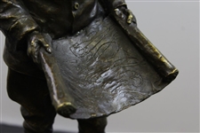 A.W. Tillinghast Bronze/Marble Statue by Ron Tunison - Stands Over a Foot Tall - 17lbs!